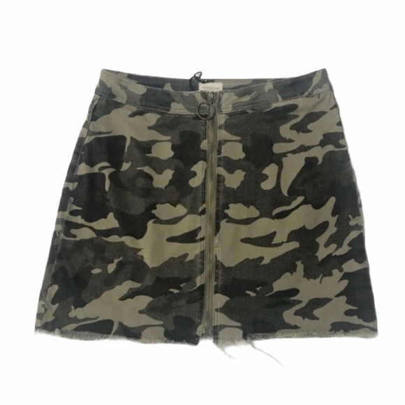 Papaya Dresses & Skirts - Papaya basic Jean mini skirt camouflage